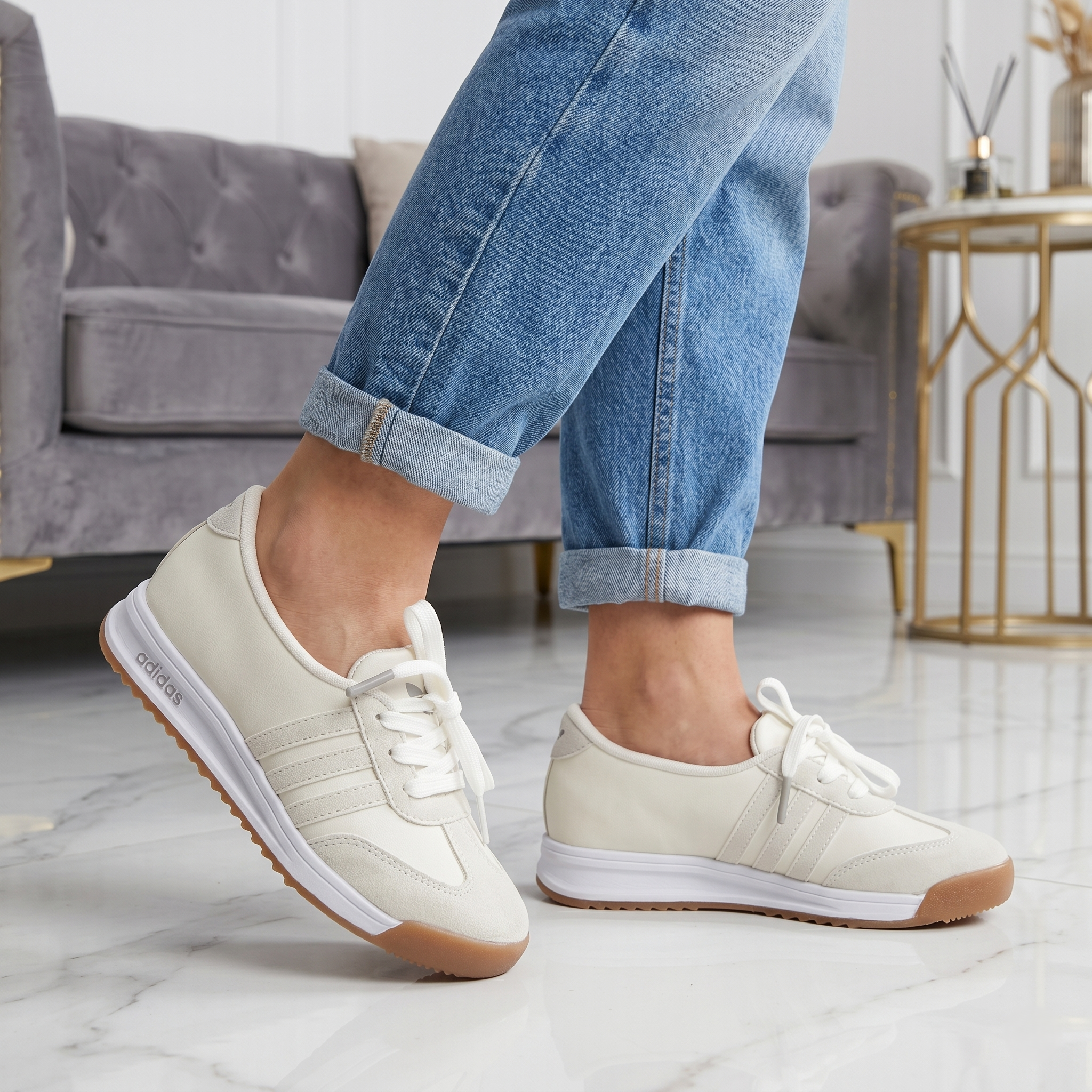 Zapatos Adidas Deportivo - Blanco